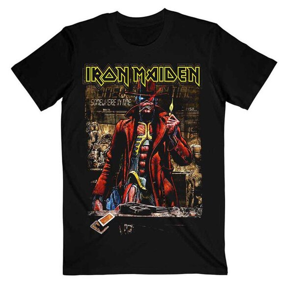 Iron Maiden Stranger Sepia Graphic Band T-Shirt Vintage Metal Tee 91 - Picture 1 of 5